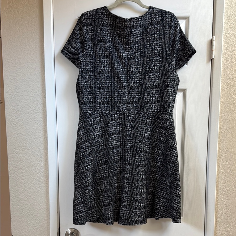 Maison Jules Black and Silver A-line Mini Dress - Picture 6 of 6